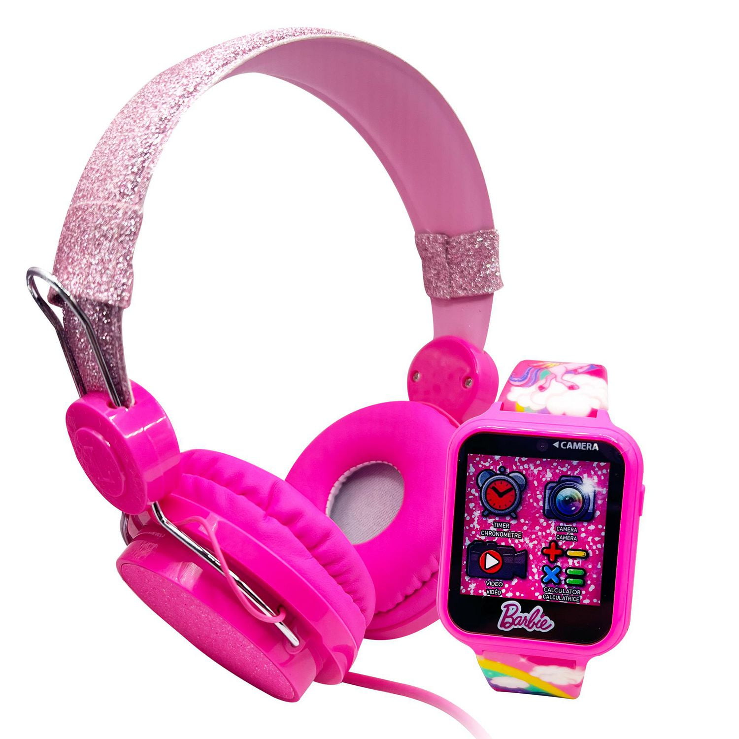 Barbie Touch Screen Interactive Watch And Headphone Set Pink One Size