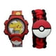 Montre Pokémon en caoutchouc laser numérique clignotant pour enfant avec bracelet à cordon – image 1 sur 1