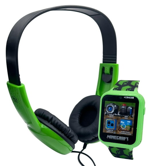 Minecraft Touch Screen Interactive Watch and  Headphone Set