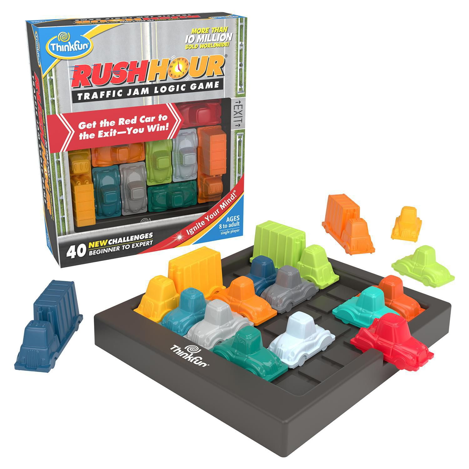 RAVENSBURGER Jeu Rush Hour junior - Le jeu des embouteillages pas cher 