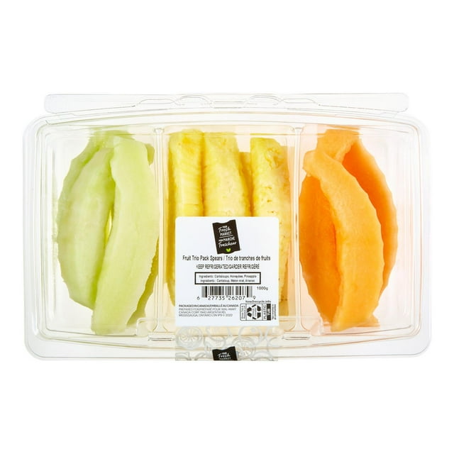 Trio de tranches de fruits Mon marché fraîcheur 1 kg