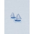 thumbnail image 3 of Carter's Child of Mine Baby Boys' 3 Piece Set - Blue Sailboat, 3 of 6