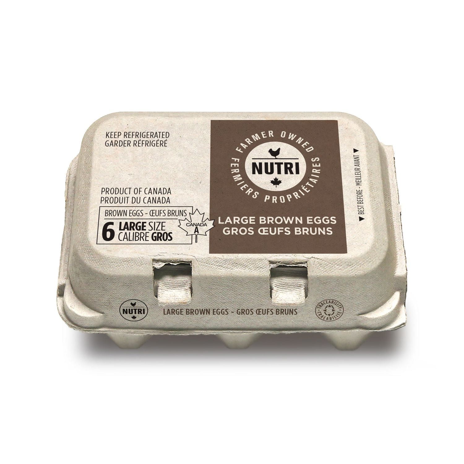 Nutri Large Brown Eggs Walmart Canada