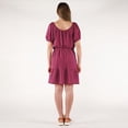 thumbnail image 3 of DV robe babydoll à manches courtes et col rond, 3 of 4