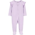 thumbnail image 1 of Carter's Child of Mine Sleep n Play Violet à volants pour bébé fille, 1 of 6
