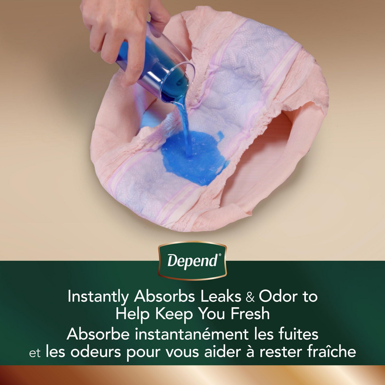 Depend Silhouette Adult Incontinence and Postpartum Underwear for Women, S-XL, Maximum Absorbency, Pink