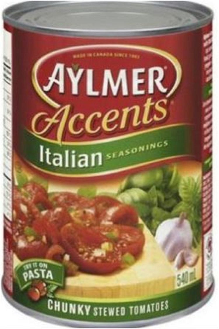 Aylmer® Accents Italian Seasonings Chunky Stewed Tomatoes Walmart Canada