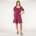 thumbnail image 1 of DV robe babydoll à manches courtes et col rond, 1 of 4