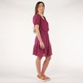 thumbnail image 2 of DV robe babydoll à manches courtes et col rond, 2 of 4