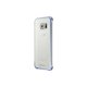 Samsung Coque transparente pour Galaxy S6 edge - bleue – image 2 sur 3