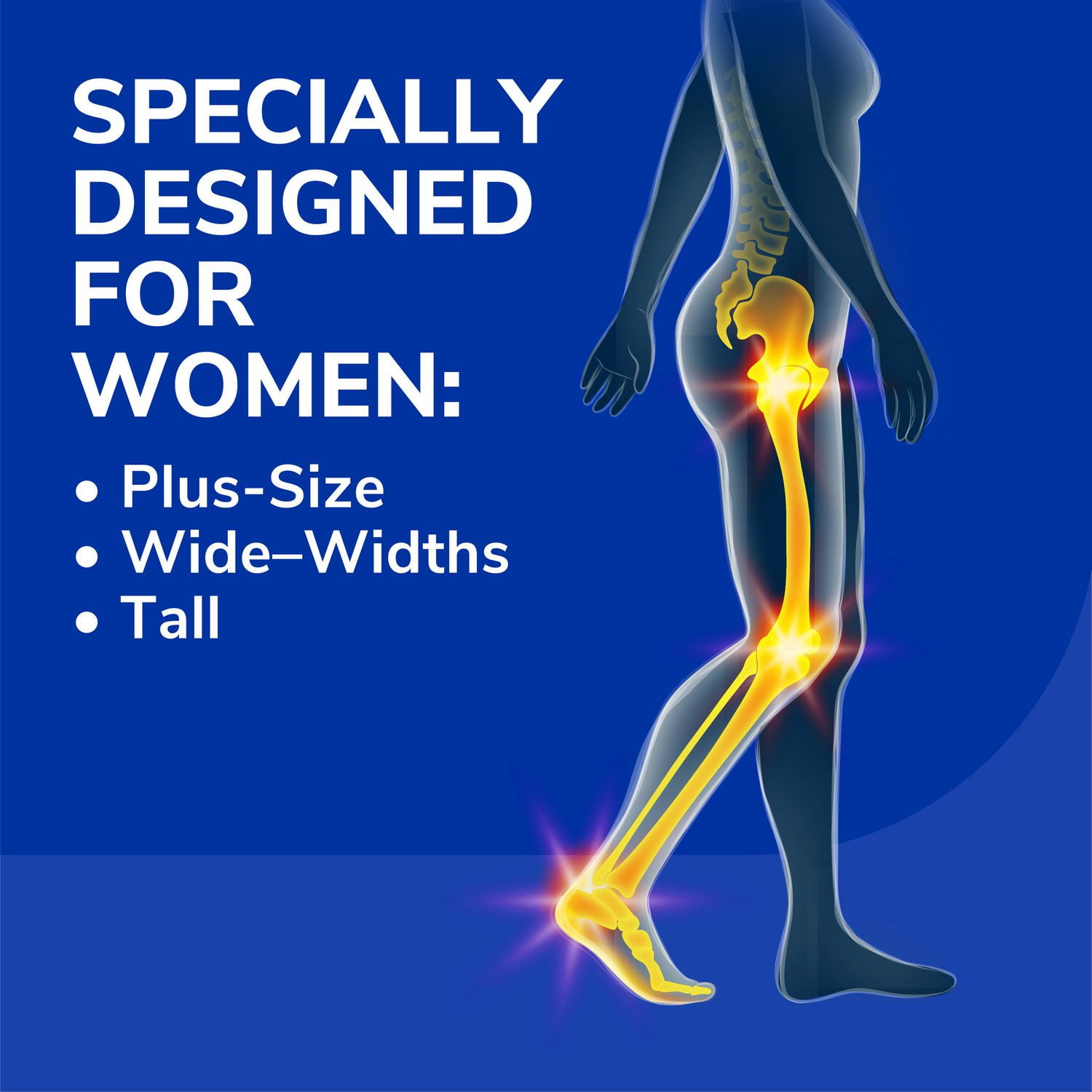 Semelles de soutien orthopédiques robustes Dr Scholl’s, grandes et larges, pour femmes, taille 6-11 1 paire