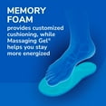 thumbnail image 3 of Dr. Scholl's® Memory Fit® Plus Massaging Gel® Comfort Insoles, Women Size 6-10, 3 of 5