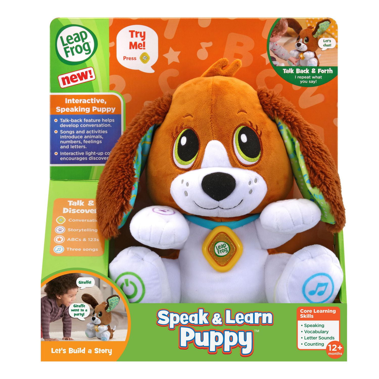 LeapFrog Speak & Learn Puppy-English Version, 12+ months - Walmart.ca