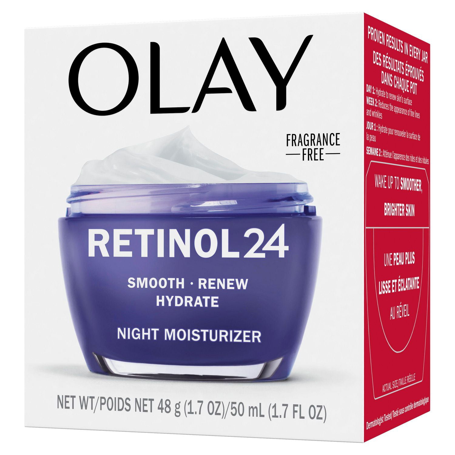 olay regenerist retinol 24 night facial cream