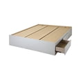 thumbnail image 2 of South Shore Reevo Queen Mates Bed (60'') with 2 Drawers, Soft Gray, 2 of 6