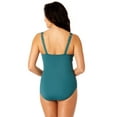 thumbnail image 3 of Lands' End Women's Size S-XXL Nylon Spandex Grecian One-Piece Swimsuit with Shirring Detail, 3 of 5