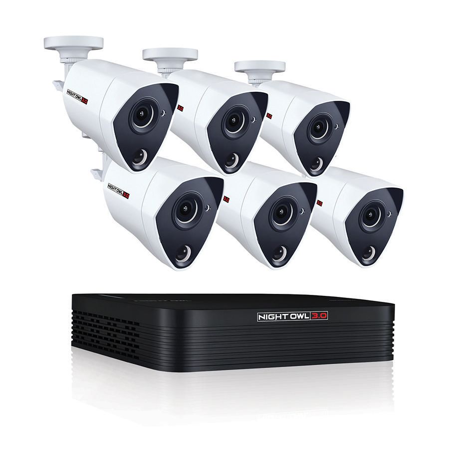 night owl 1080p hd wired security system set up