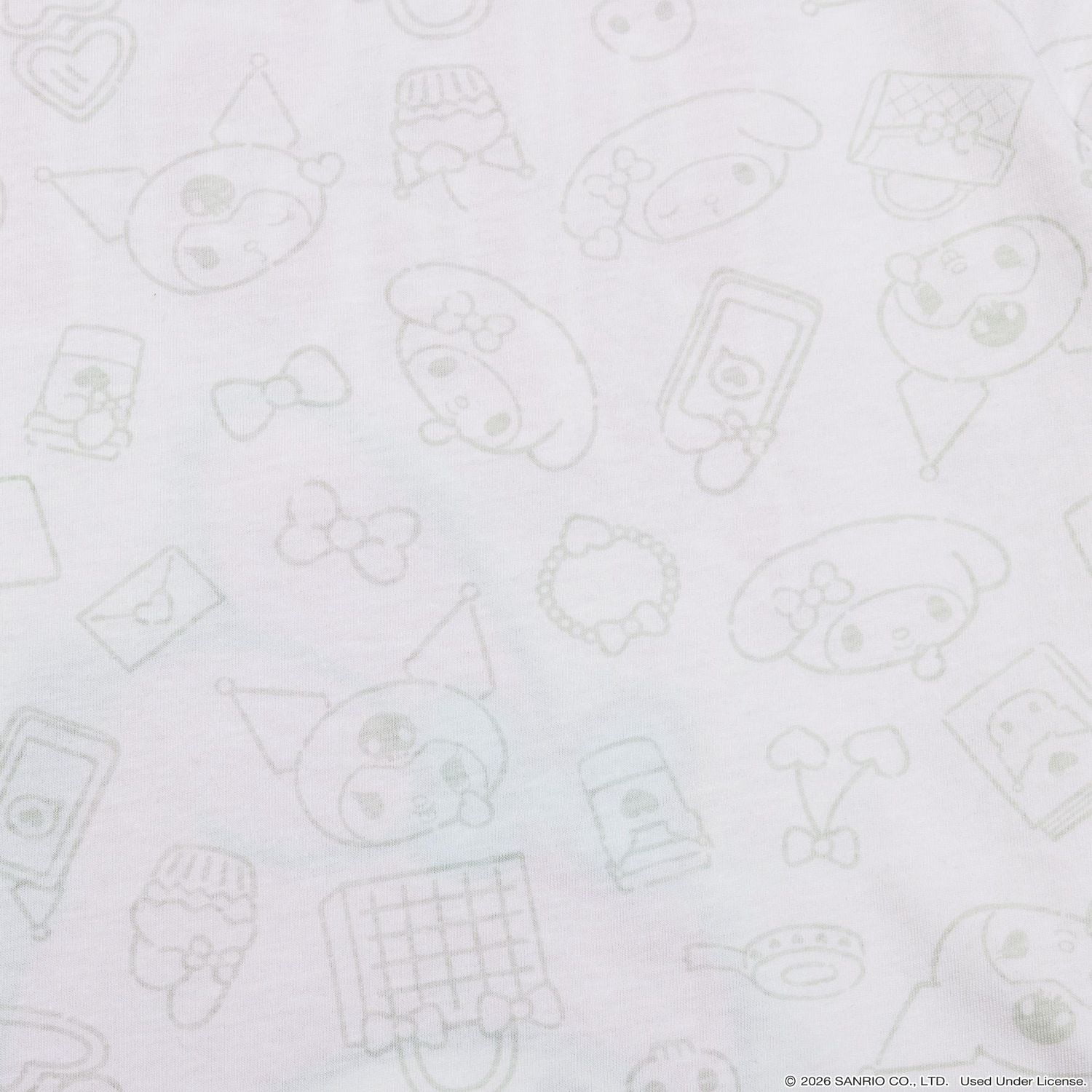 T-shirt Graphique Hello Kitty And Friends Pour Femmes My Melody et Kuromi Besties - Blanc