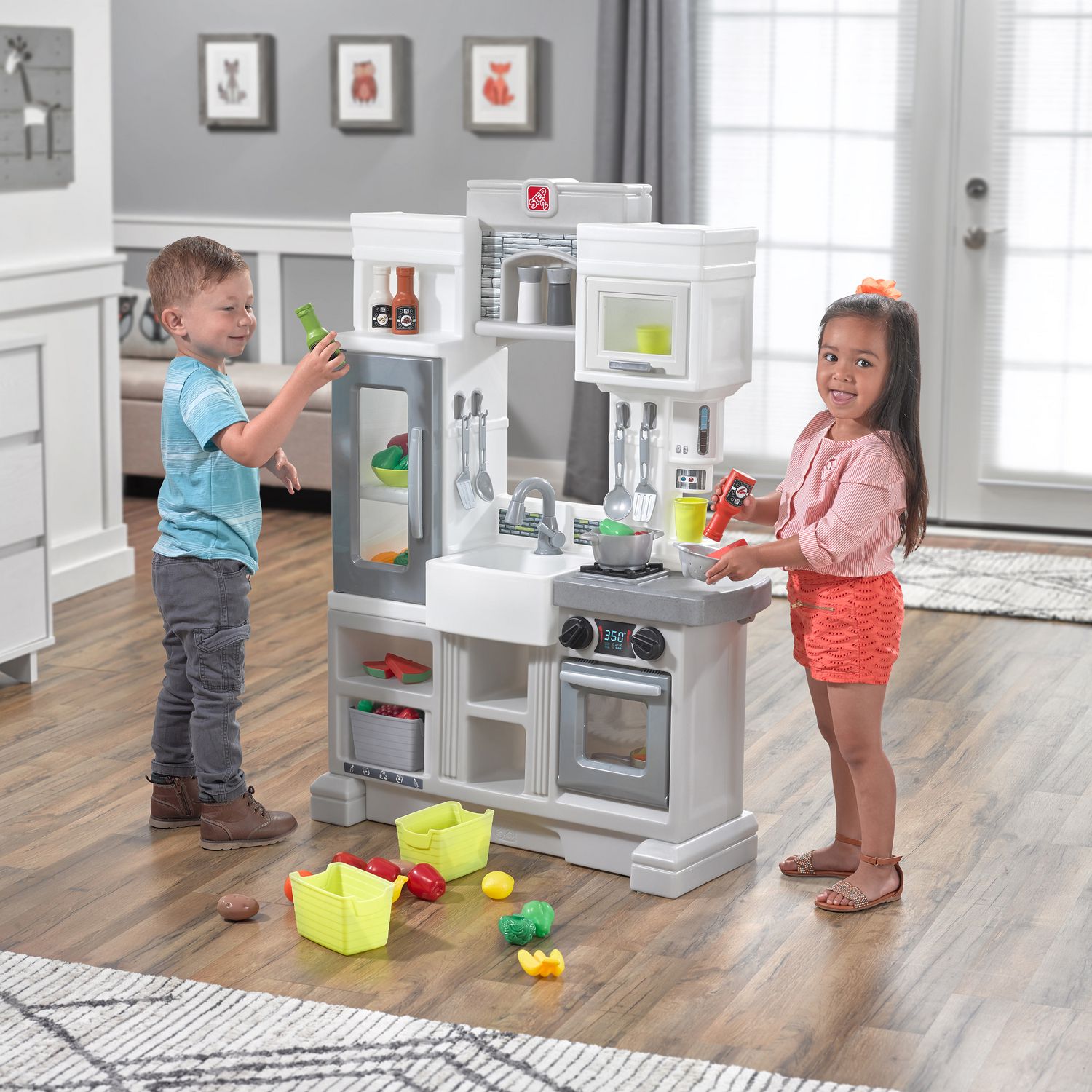 step2 downtown delights play kitchen