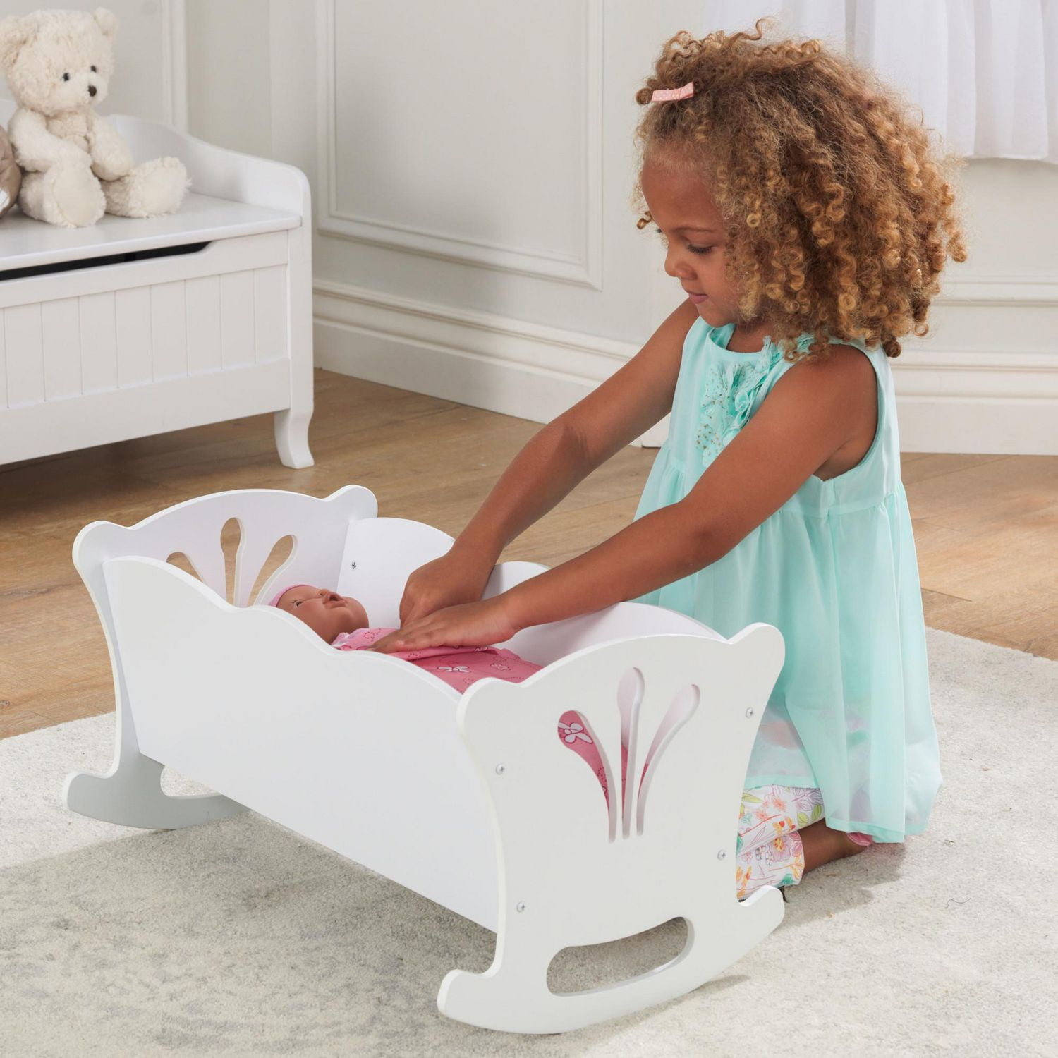 Kidkraft lil 2025 doll cradle