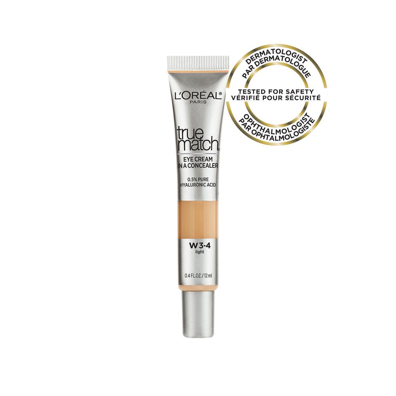 L'Oréal Paris True Match Eye Cream Concealer, Formulated with 0.5