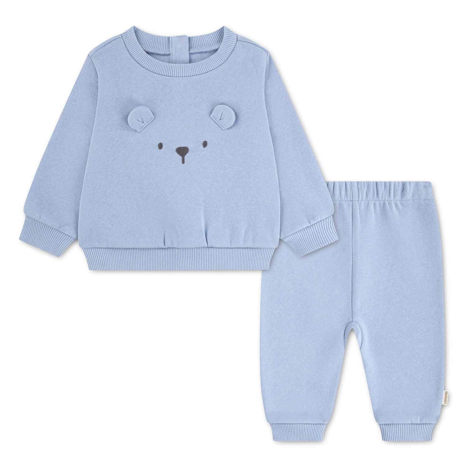 Ensemble 2 pièces Haut et Pantalons en Molleton pour Bébé Garçon Huggies Happy Hugs