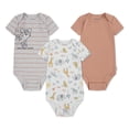 thumbnail image 1 of Huggies Happy Hugs Infant Boy Rib Bodysuits 3-Pack, 1 of 4
