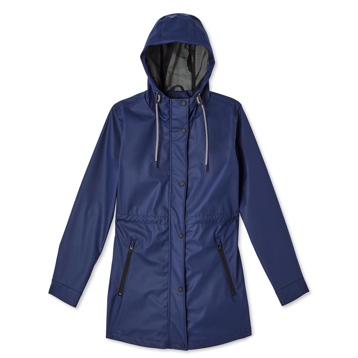 Navy rain hot sale jacket womens