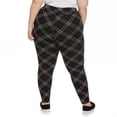 thumbnail image 3 of George Plus Women's Printed Basic Legging, 3 of 6