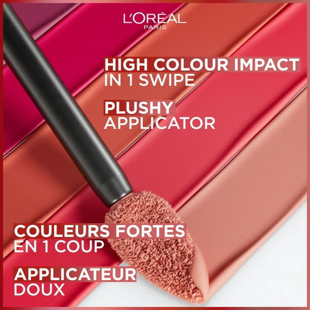 L'Oréal Paris Infallible Matte Resistance Liquid Lipstick, 5 mL, Infused  with Hyaluronic Acid 