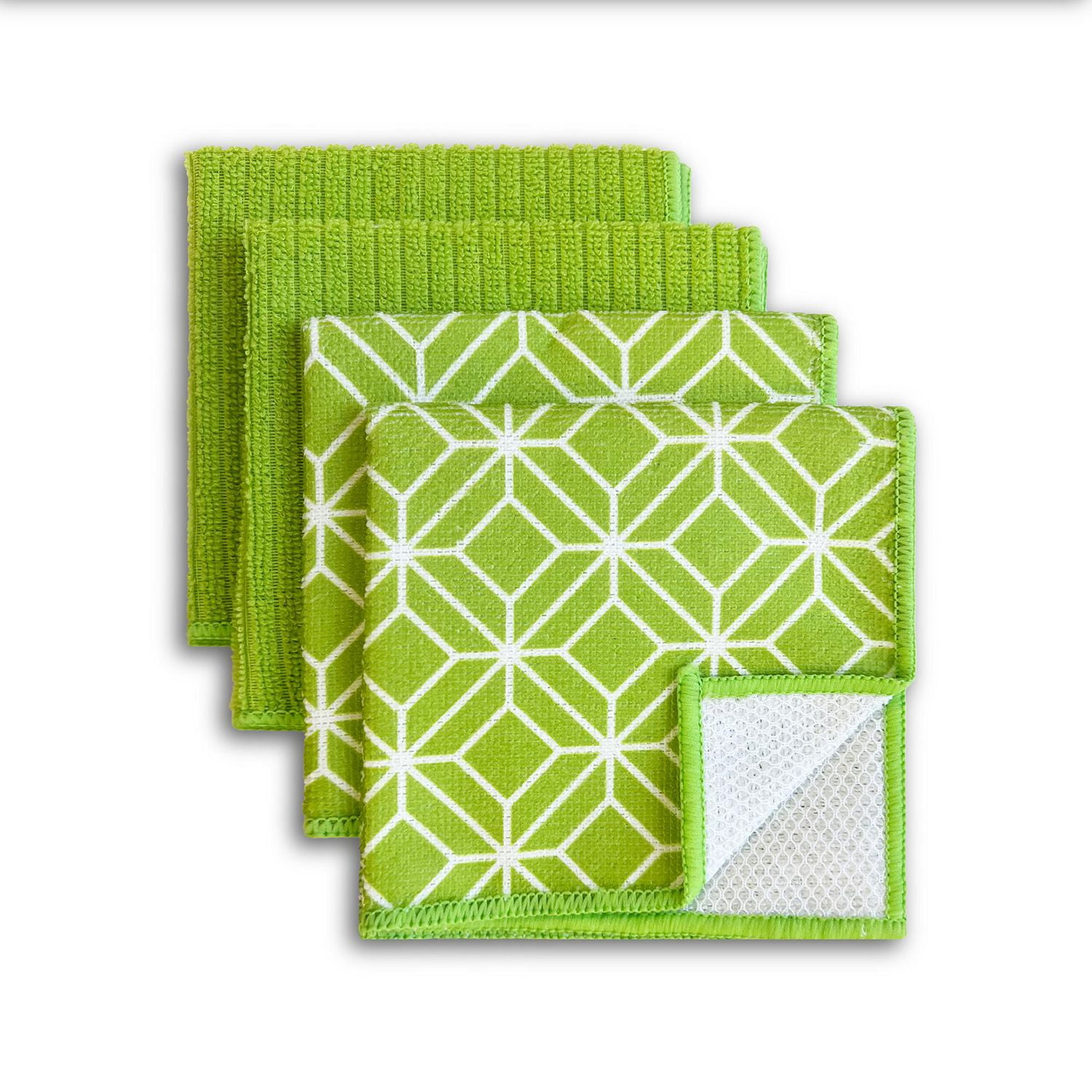 Mainstays 4pk Green Dish Cloth Scrubbers Walmart Canada