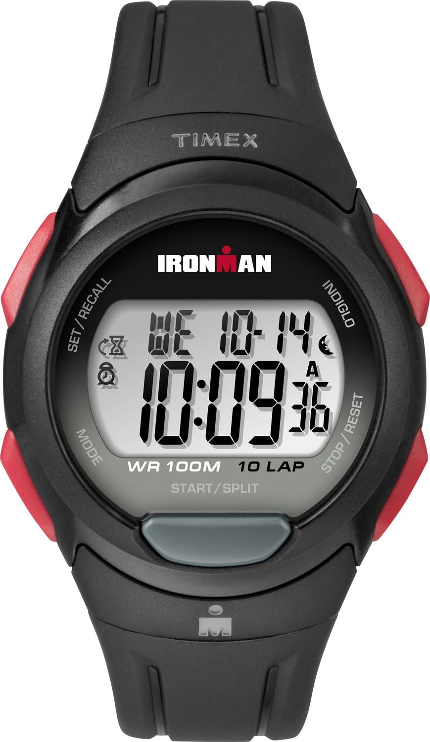 ironman essential 43mm resin strap watch