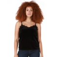 thumbnail image 1 of Devoted Cami en velours bordé de dentelle, 1 of 4