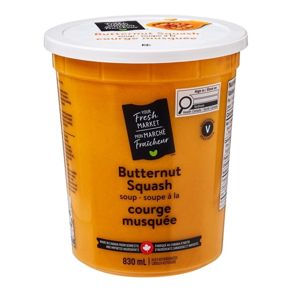 Soupe à la courge musquée Mon marché fraîcheur