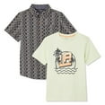 thumbnail image 1 of George Boys' Shirt and Tee 2-Piece Set, 1 of 2