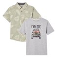 thumbnail image 1 of George Boys' Shirt and Tee 2-Piece Set, 1 of 2