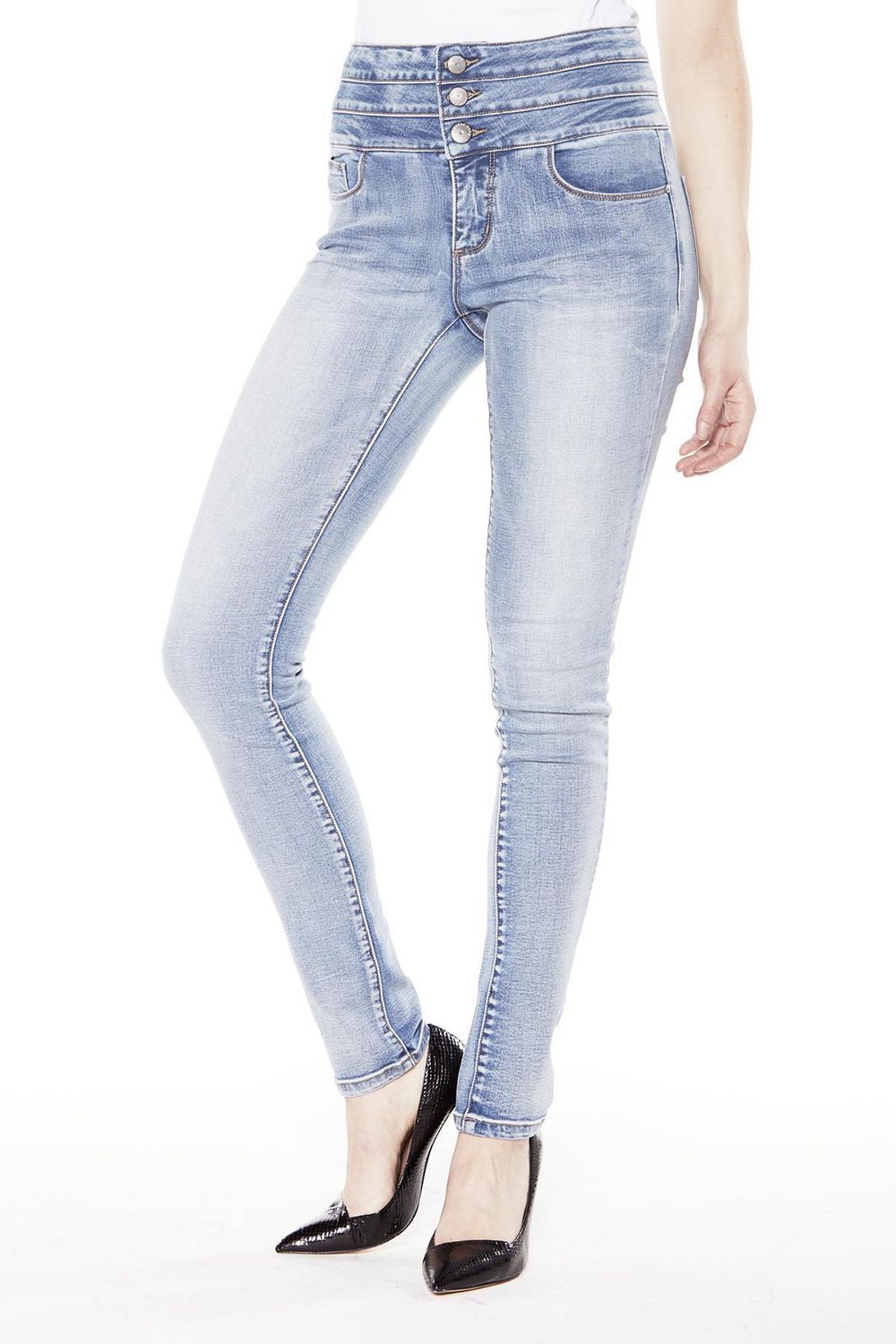 Skinny light best sale wash jeans