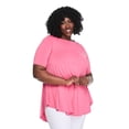 thumbnail image 1 of Lane Bryant Women's Plus Boat-Neck T-Shirt, 1 of 6