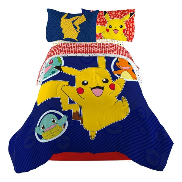 Coussin Pokemon Pikachu et Pomme - Boutique Pokemon