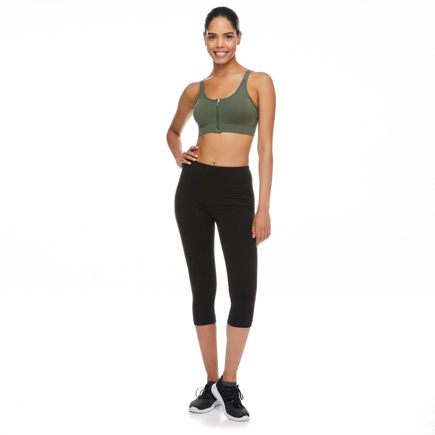 Capri Leggings for Womens Workout Running Yoga Pants High Waisted Pull On Gym  Leggings with Pockets Plain Soft Joggers Black : : Clothing, Shoes  & Accessories