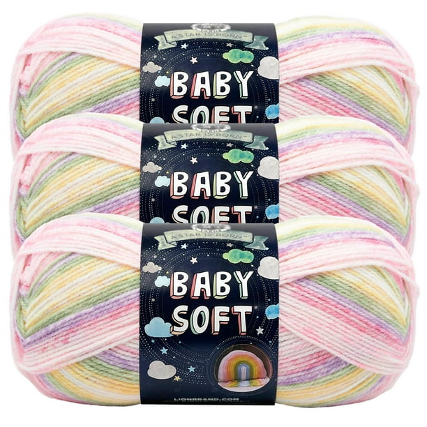 Lion Brand Baby Soft Yarn - Little Boy Blue