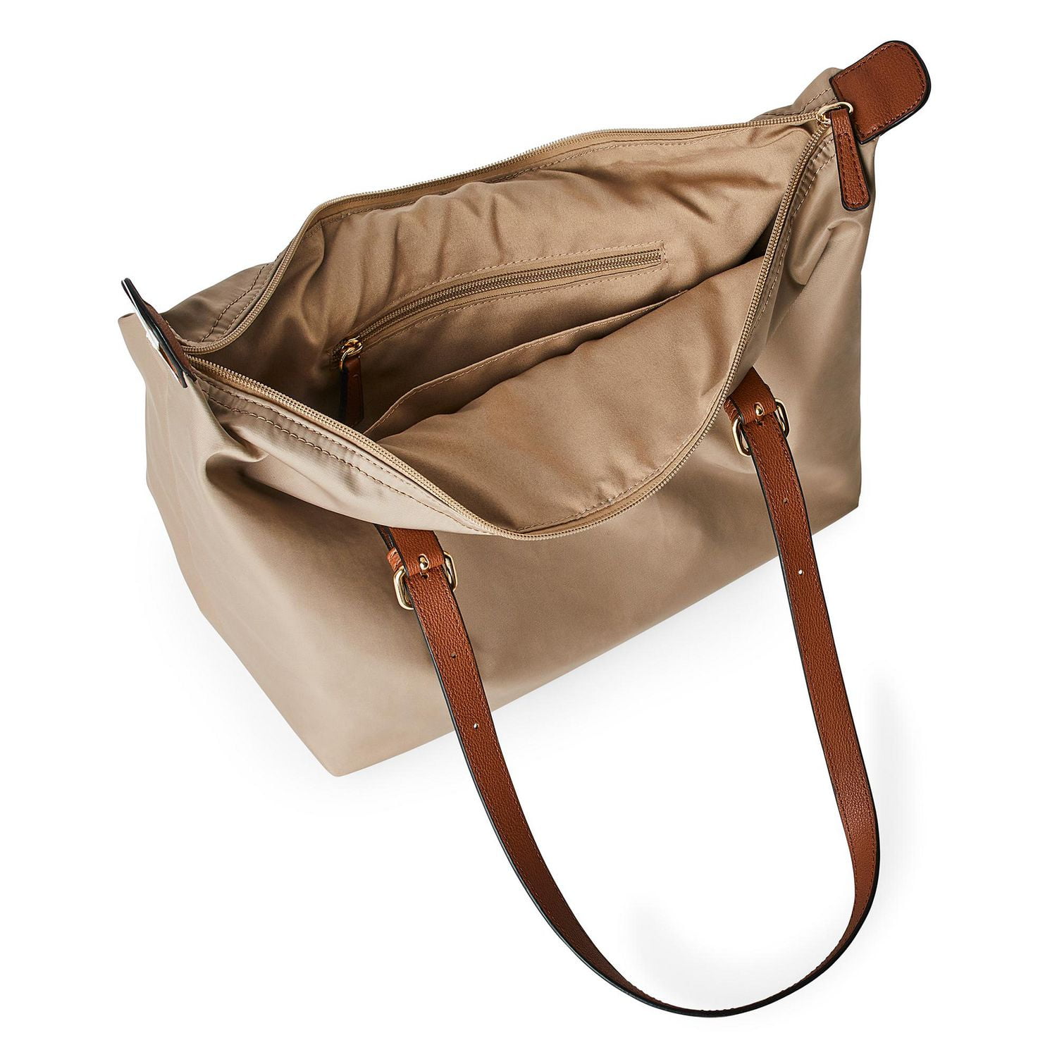 Sac fourre-tout en nylon Time and Tru pour femmes