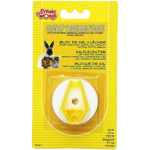 Living World Hamster Salt and Mineral Lickstone, 50 g (1.8 oz)