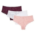 thumbnail image 1 of George Women's Galloon Lace Thongs 3-Pack, 1 of 1