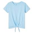 thumbnail image 1 of George Girls' Knot Front Tee, 1 of 2