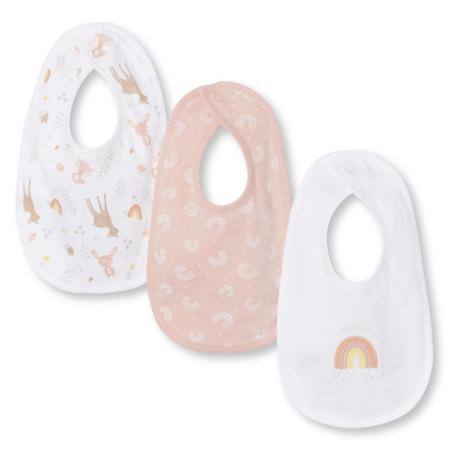Baby Girls' Layette Bibs 3Pack Walmart Canada