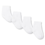 George Infants' Unisex Layette 100% Cotton 4-Pack Socks