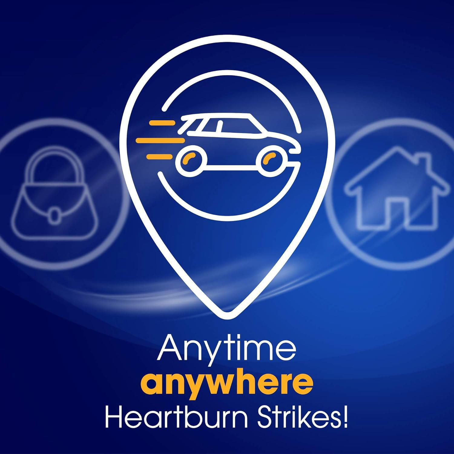 Tums Ultra Strength 1000mg Antacid for Heartburn Relief, Assorted Berry, 160 Count