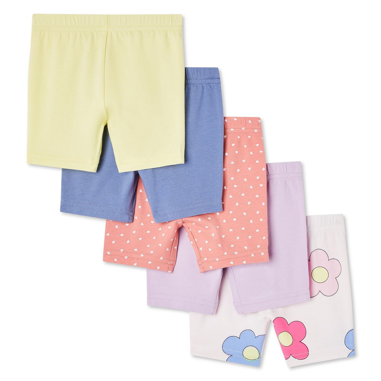 George Baby Girls' Bike Short 5-Pack