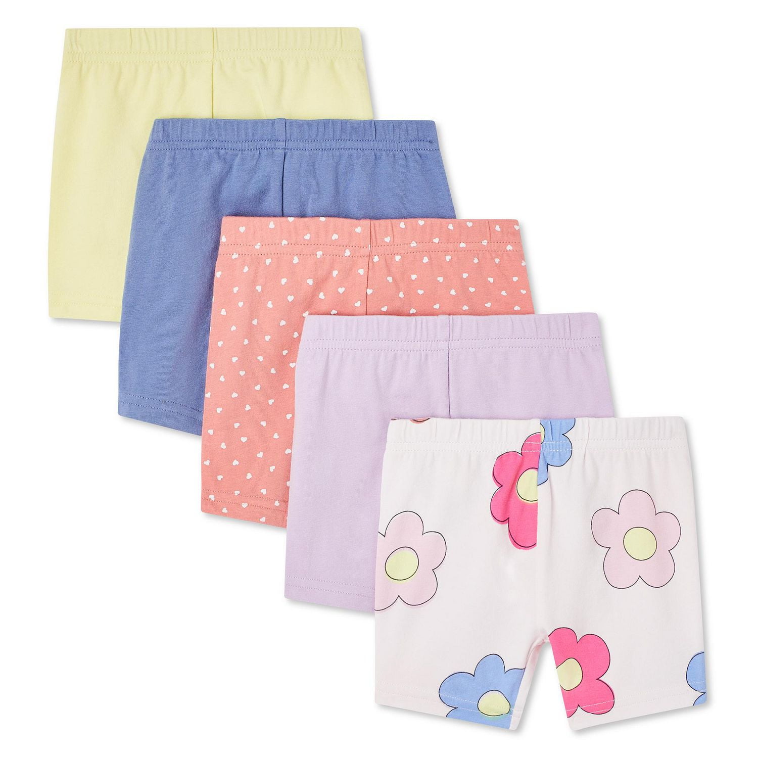 George Baby Girls' Bike Short 5-Pack